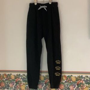 Sale! Streetwear Society Drawstring Sweatpants, Size S/P, Black